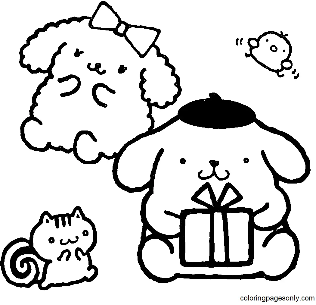 Pompompurin Para Colorear 46