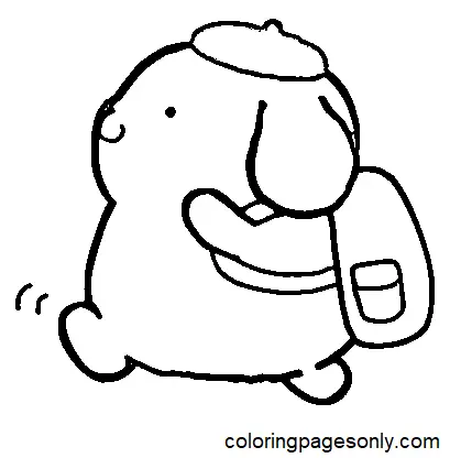 Pompompurin Para Colorear 49