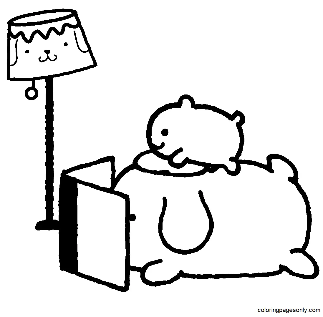 Pompompurin Para Colorear