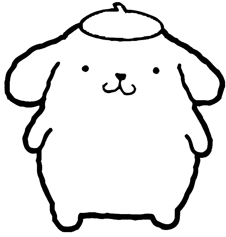 Pompompurin Para Colorear 9