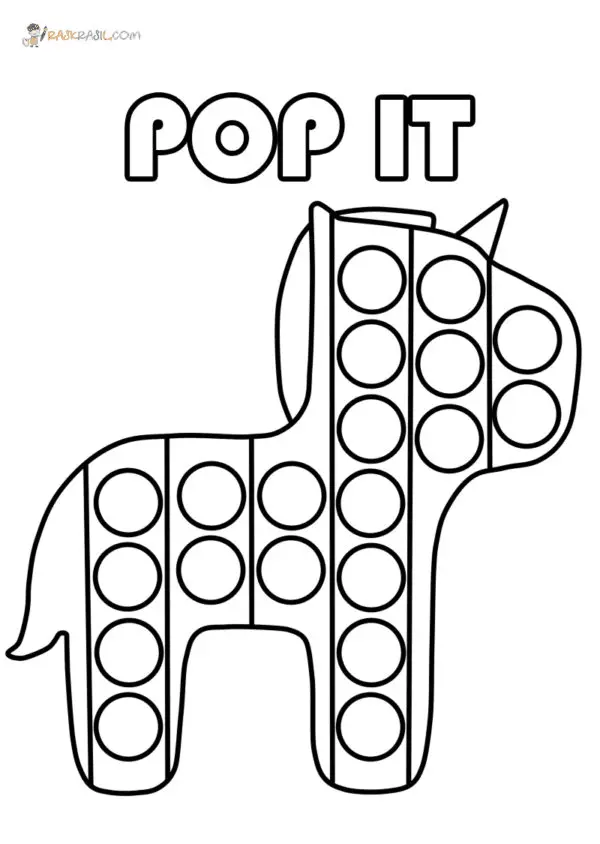 Pop It Ausmalbilder 11
