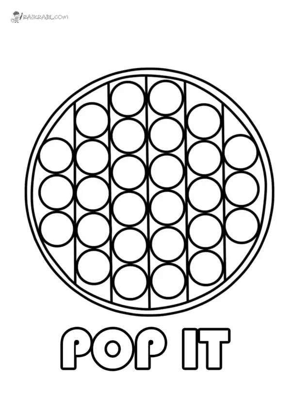 Pop It Ausmalbilder 26