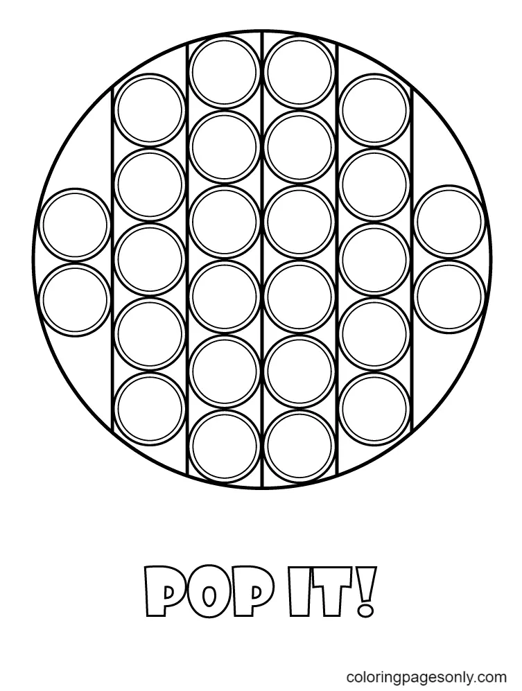 Pop It Ausmalbilder 46