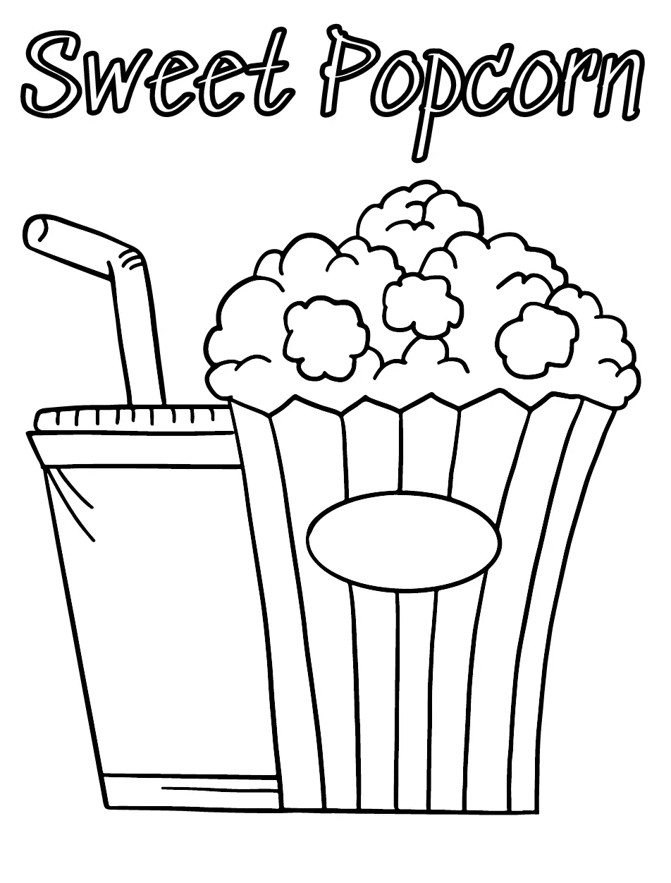 Palomitas De Maiz Para Colorear 18