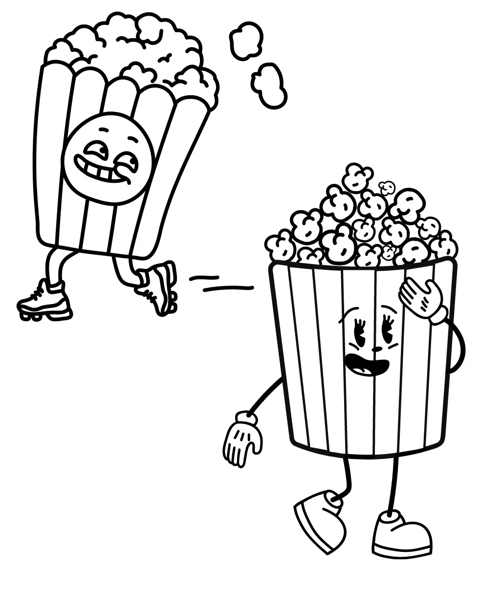 Palomitas De Maiz Para Colorear 22