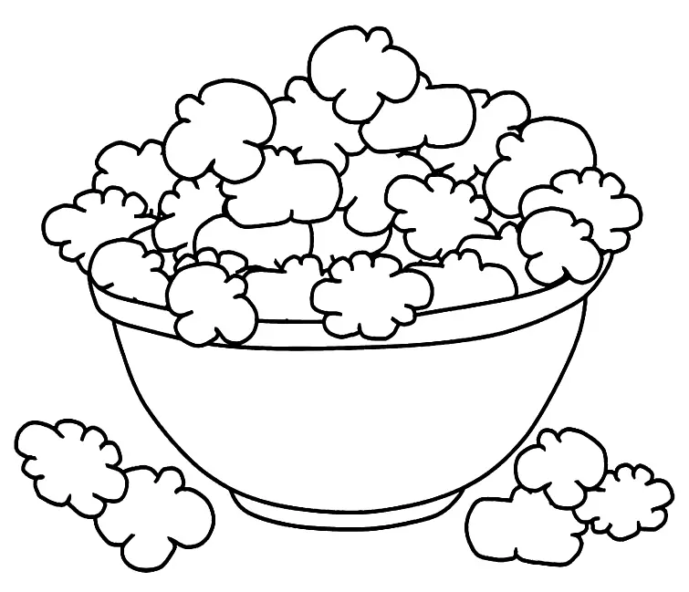 Palomitas De Maiz Para Colorear 24