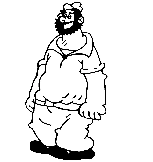Popeye Para Colorear 20