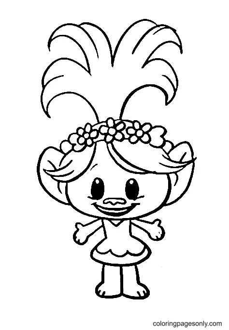 Poppy Coloring Pages 12