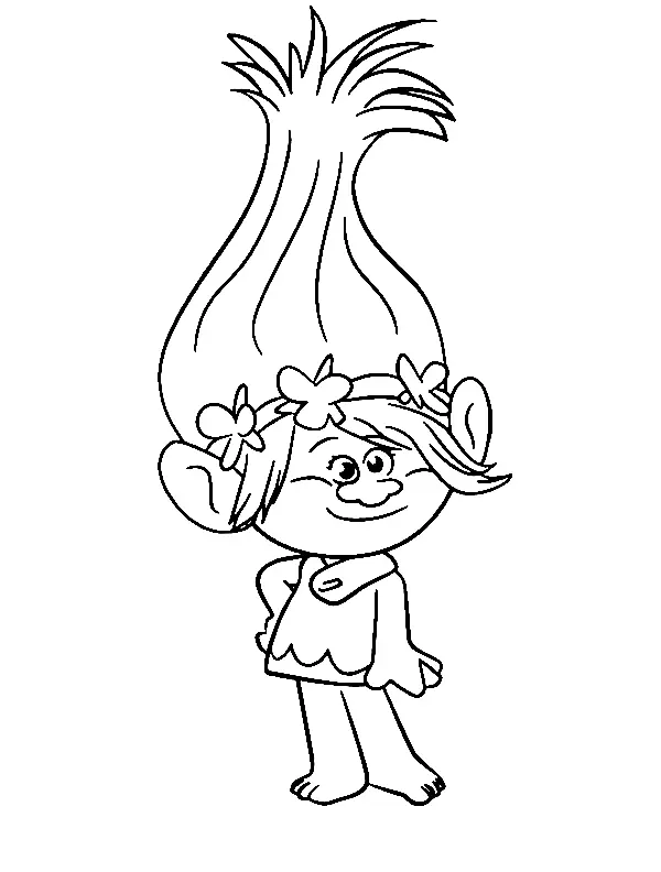 Poppy Coloring Pages 16