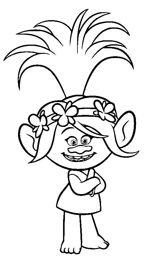 Poppy Coloring Pages 19