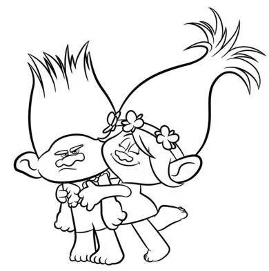 Poppy Coloring Pages 2