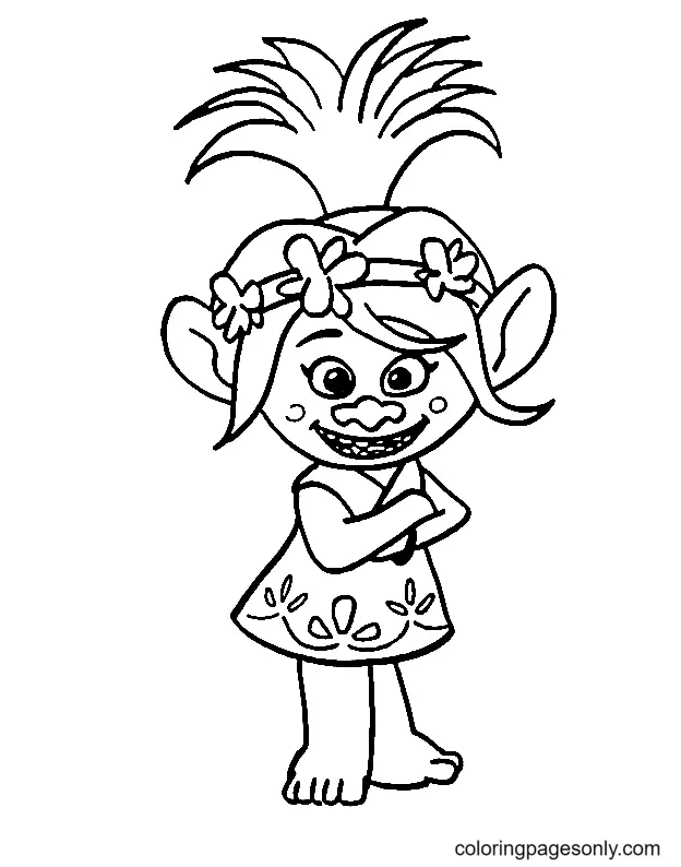 Poppy Coloring Pages 24