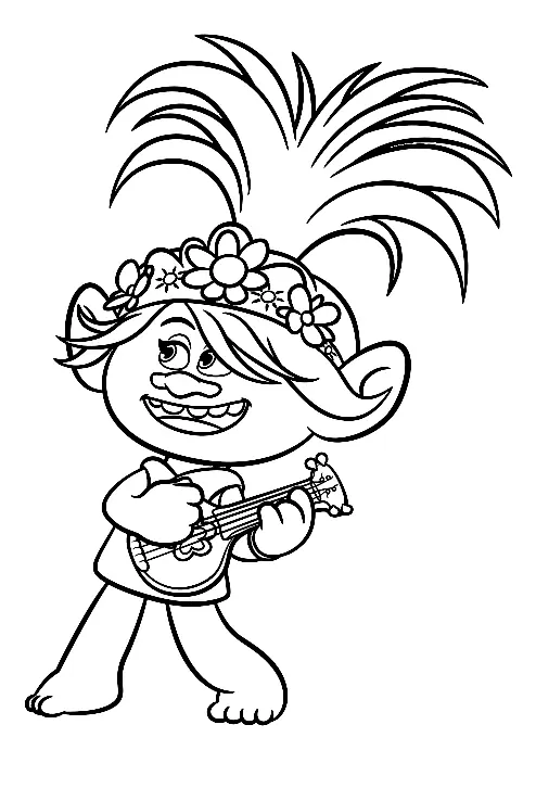 Poppy Coloring Pages 25
