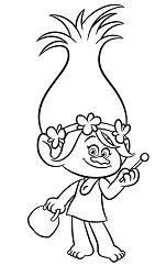 Poppy Coloring Pages 3