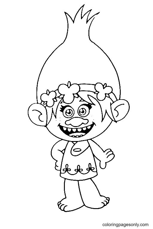 Amapola Para Colorear