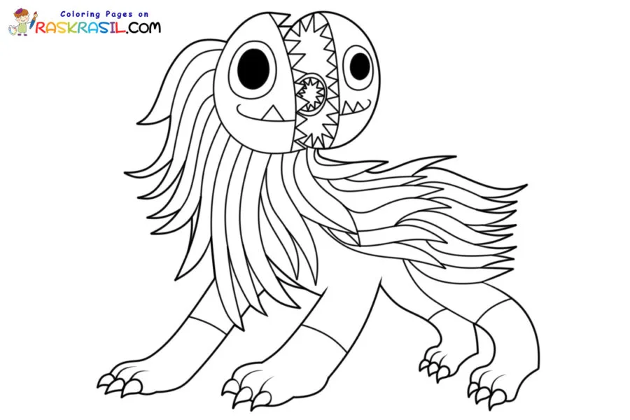 Poppy Playtime 4 Para Colorear 17