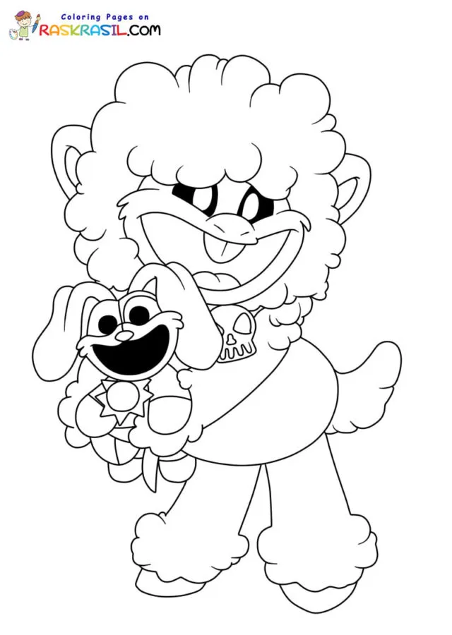 Poppy Playtime 4 Para Colorear 8