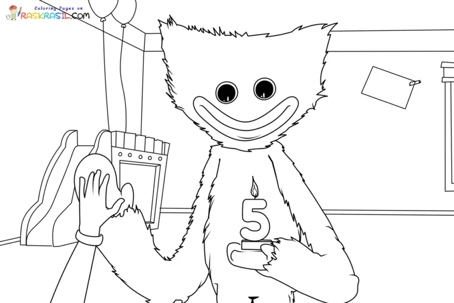 Poppy Playtime 5 Para Colorear 17