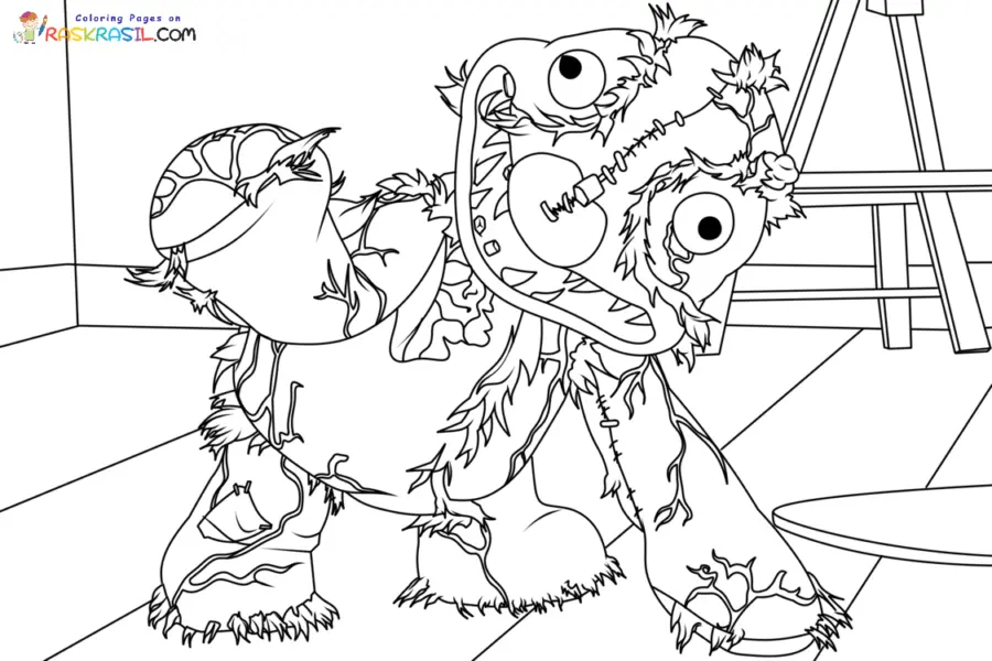 Poppy Playtime 5 Para Colorear 4