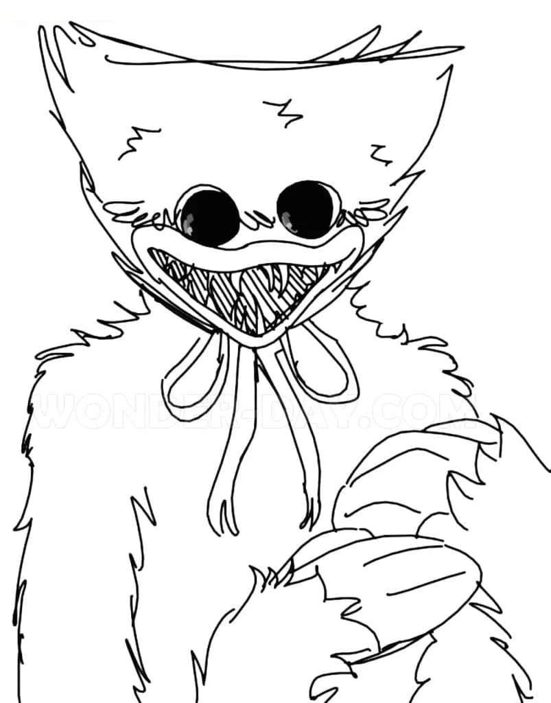 Poppy Playtime Coloring Pages 20