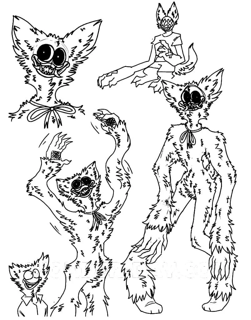 Poppy Playtime Coloring Pages 27