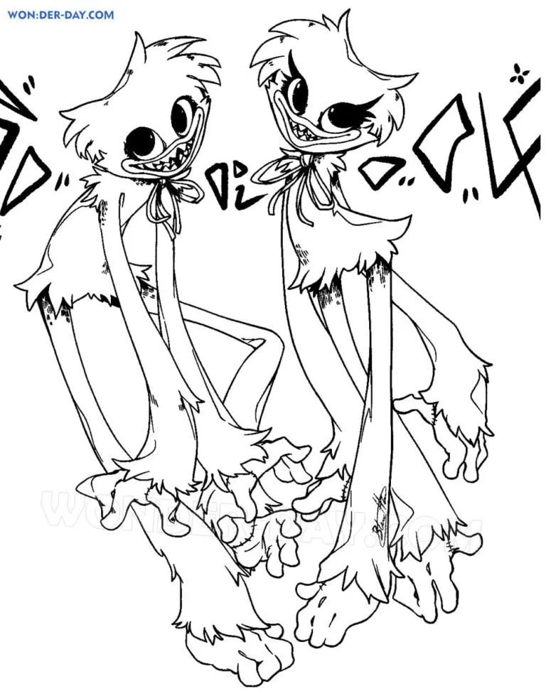 Poppy Playtime Coloring Pages 9
