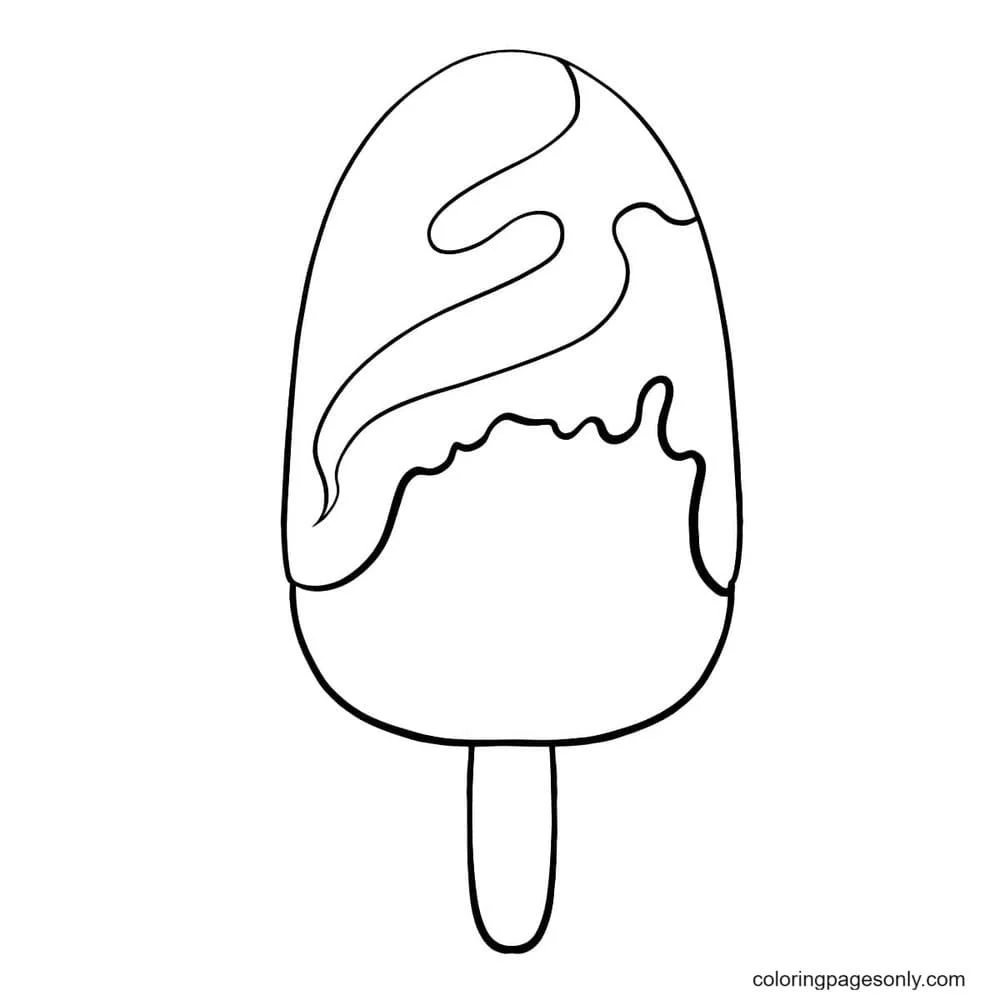 Desenhos de Picole Para Colorir 27