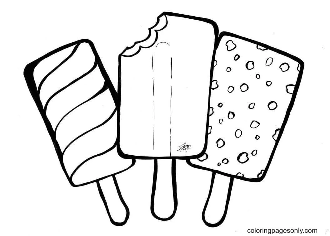 Desenhos de Picole Para Colorir 3