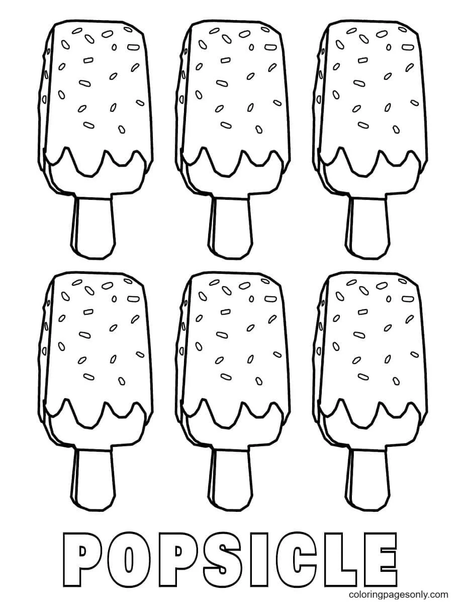 Desenhos de Picole Para Colorir 6