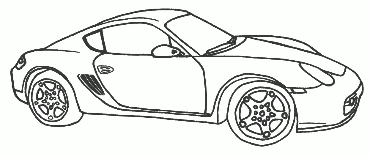 Porsche Coloring Pages 18