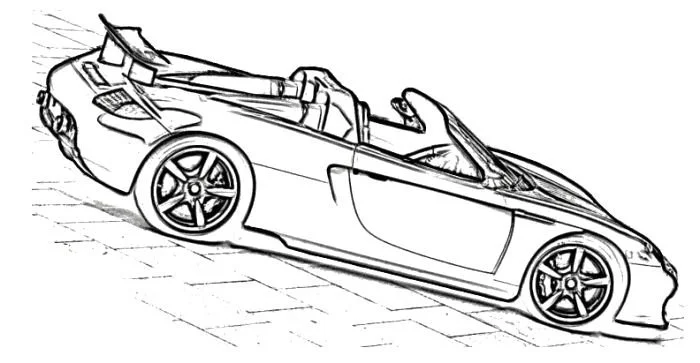 Porsche Coloring Pages 22