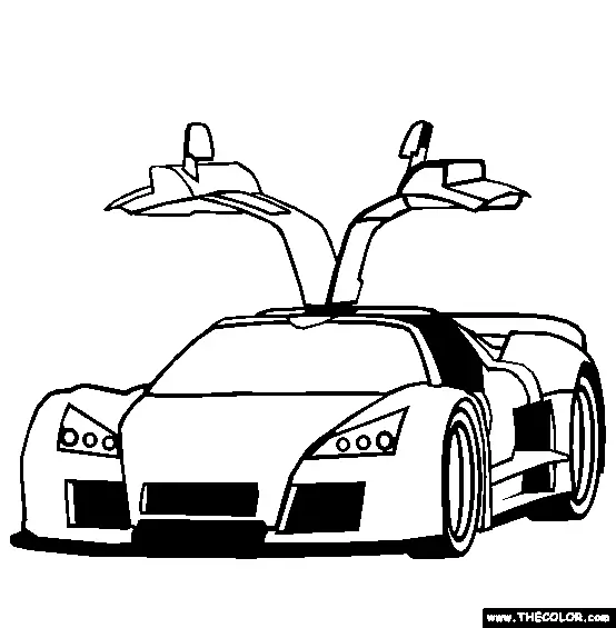 Porsche Coloring Pages 26