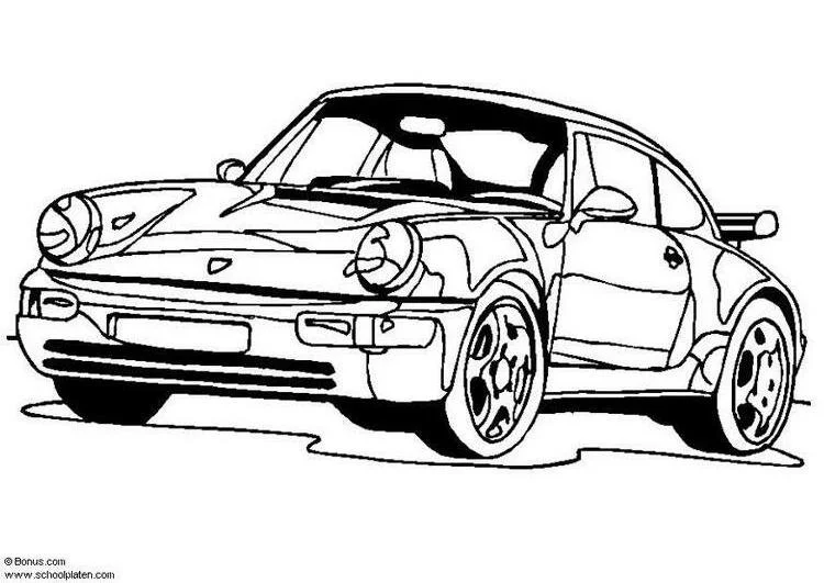 Porsche Coloring Pages 37