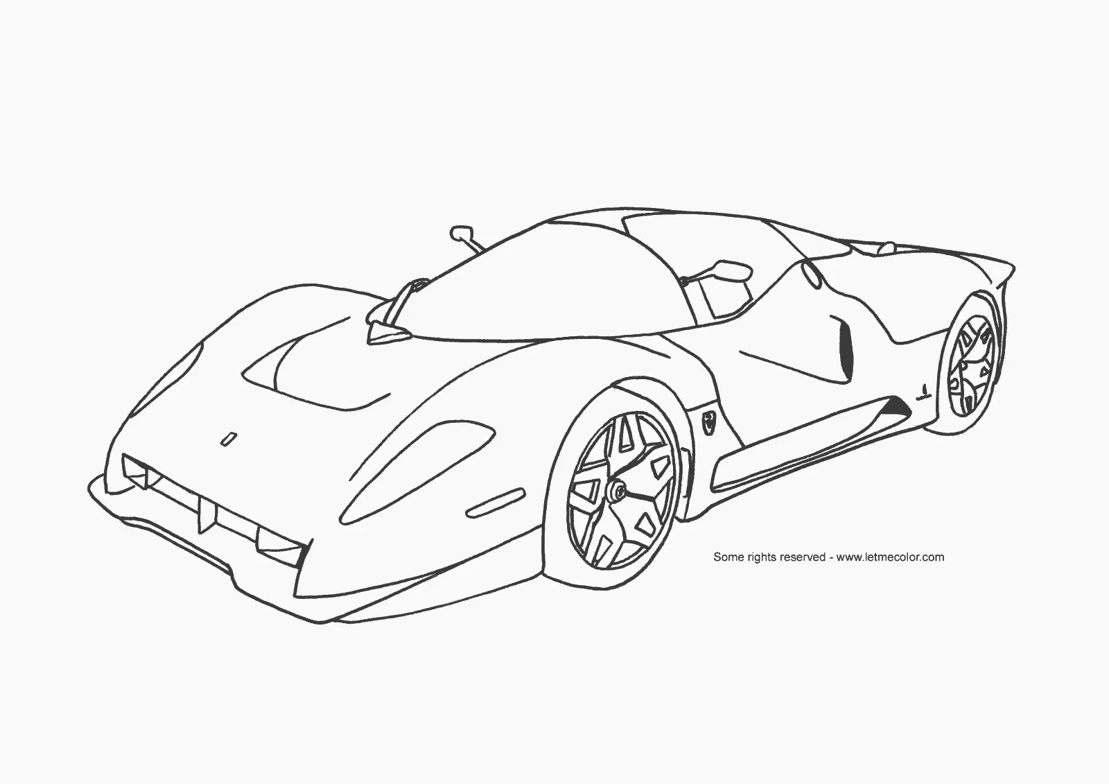 Porsche Coloring Pages 42