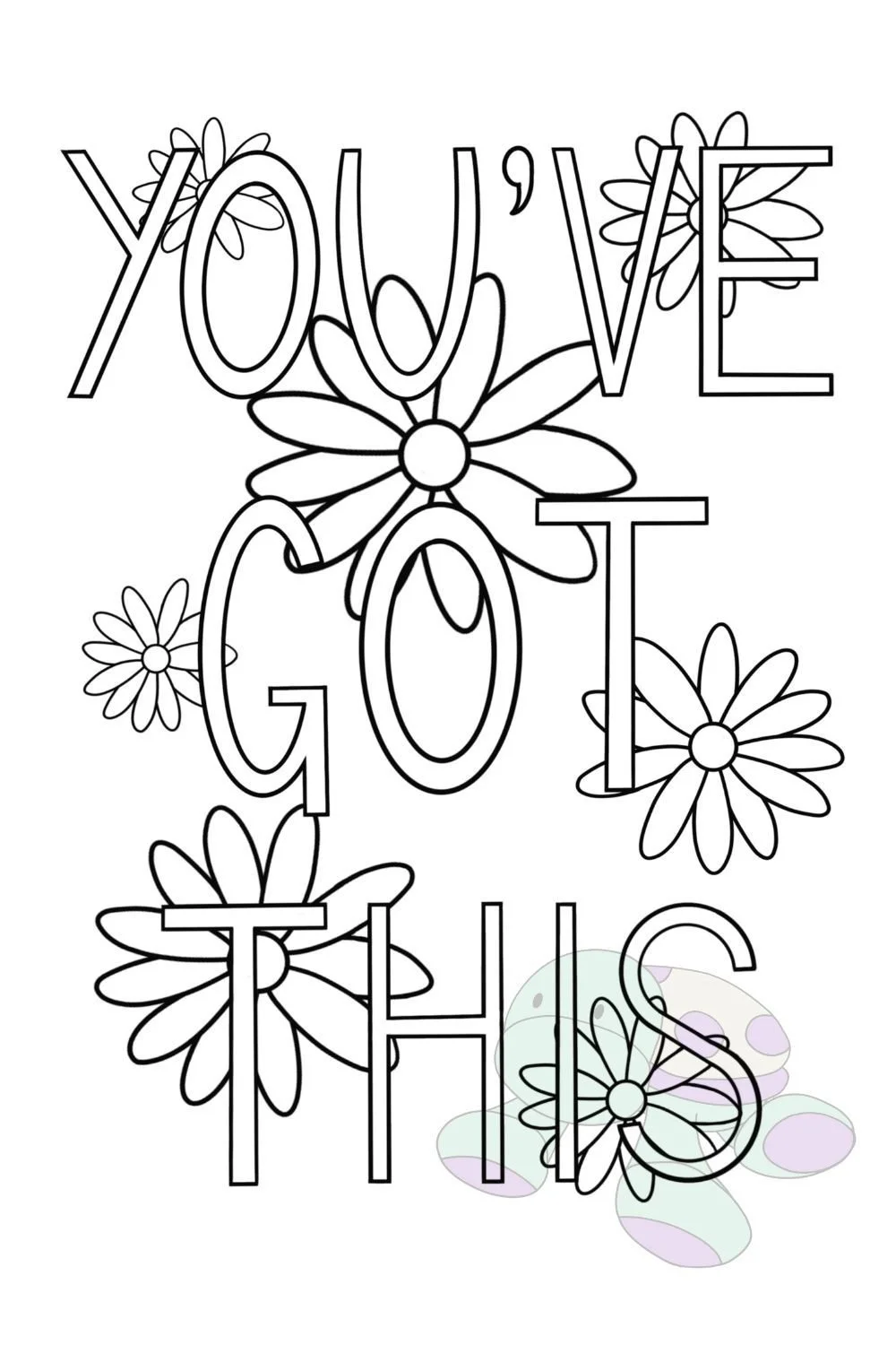 Positividad Para Colorear 2