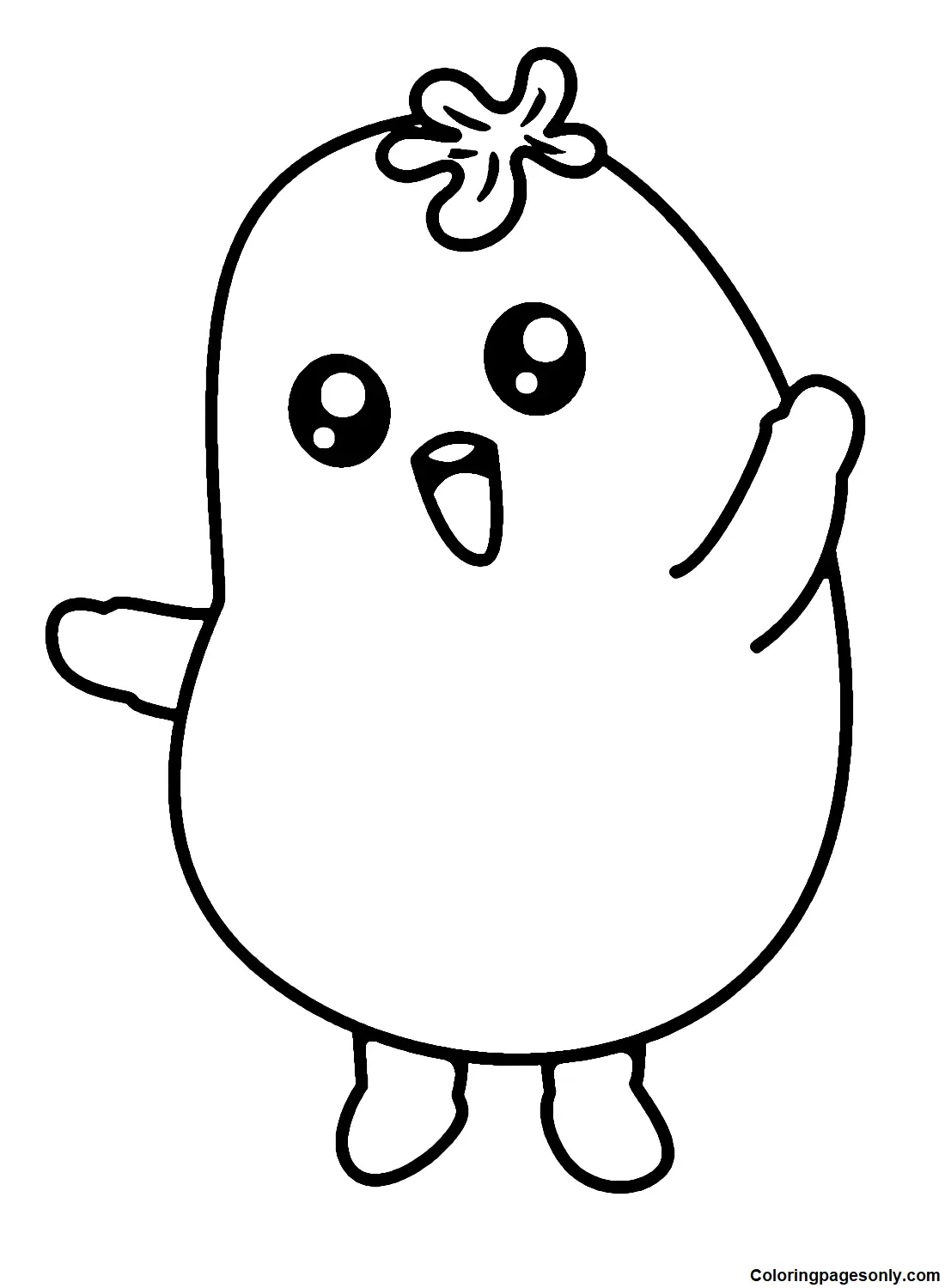 Potato Coloring Pages 12