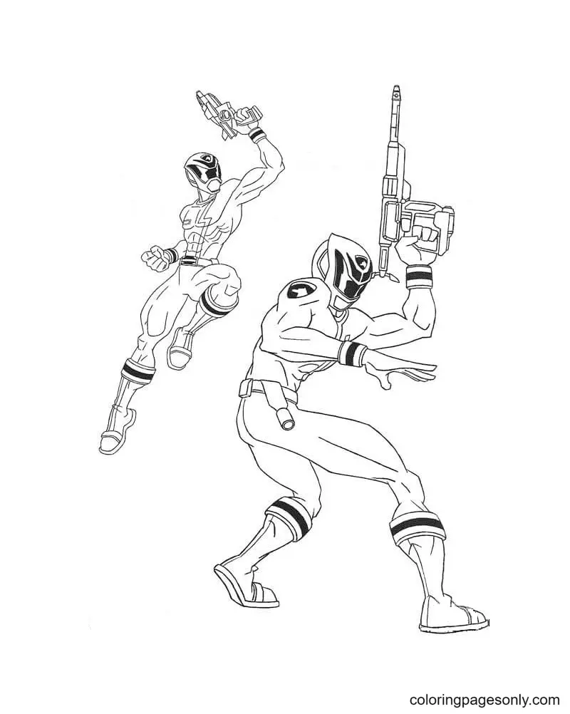 Power Rangers Ausmalbilder 56