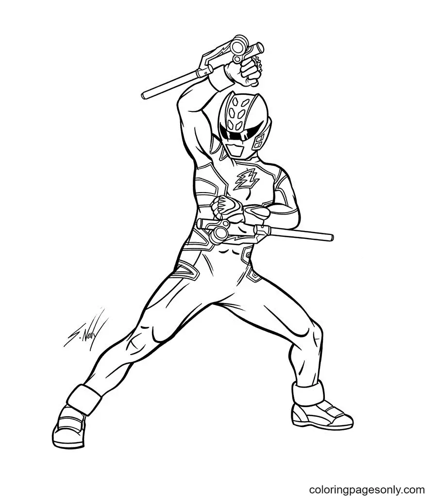 Power Rangers Ausmalbilder 6