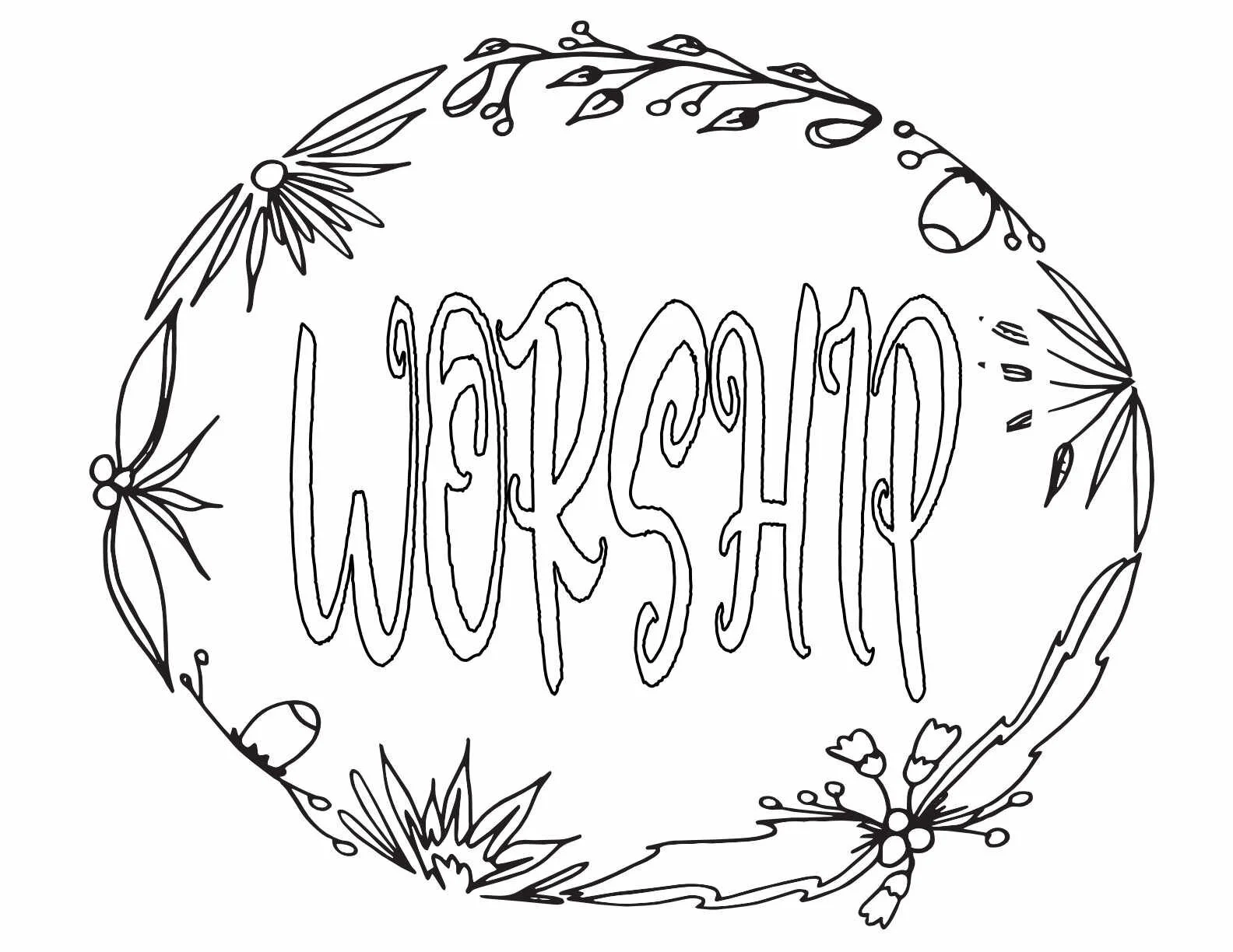 Alabanza Para Colorear 3
