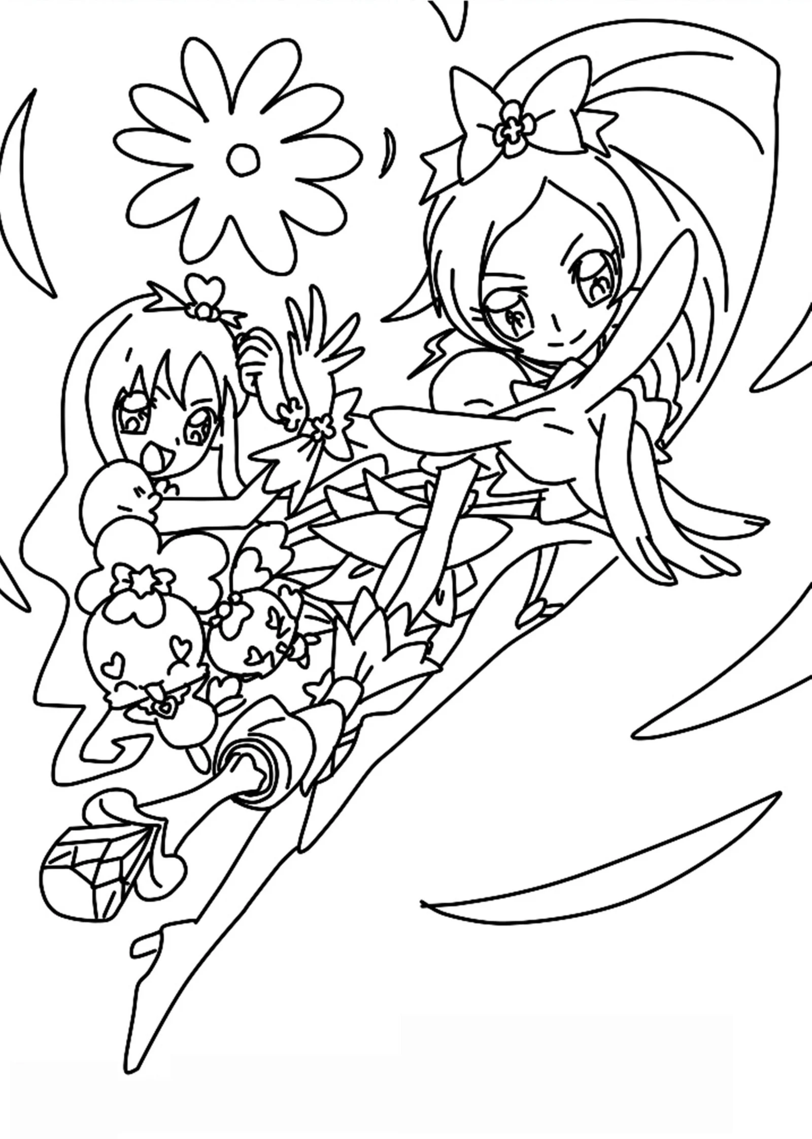 Precure Para Colorear 13