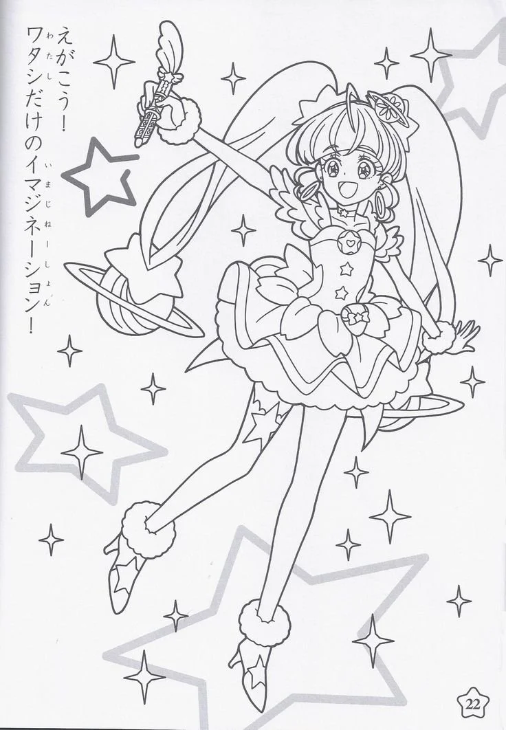 Precure Para Colorear 19
