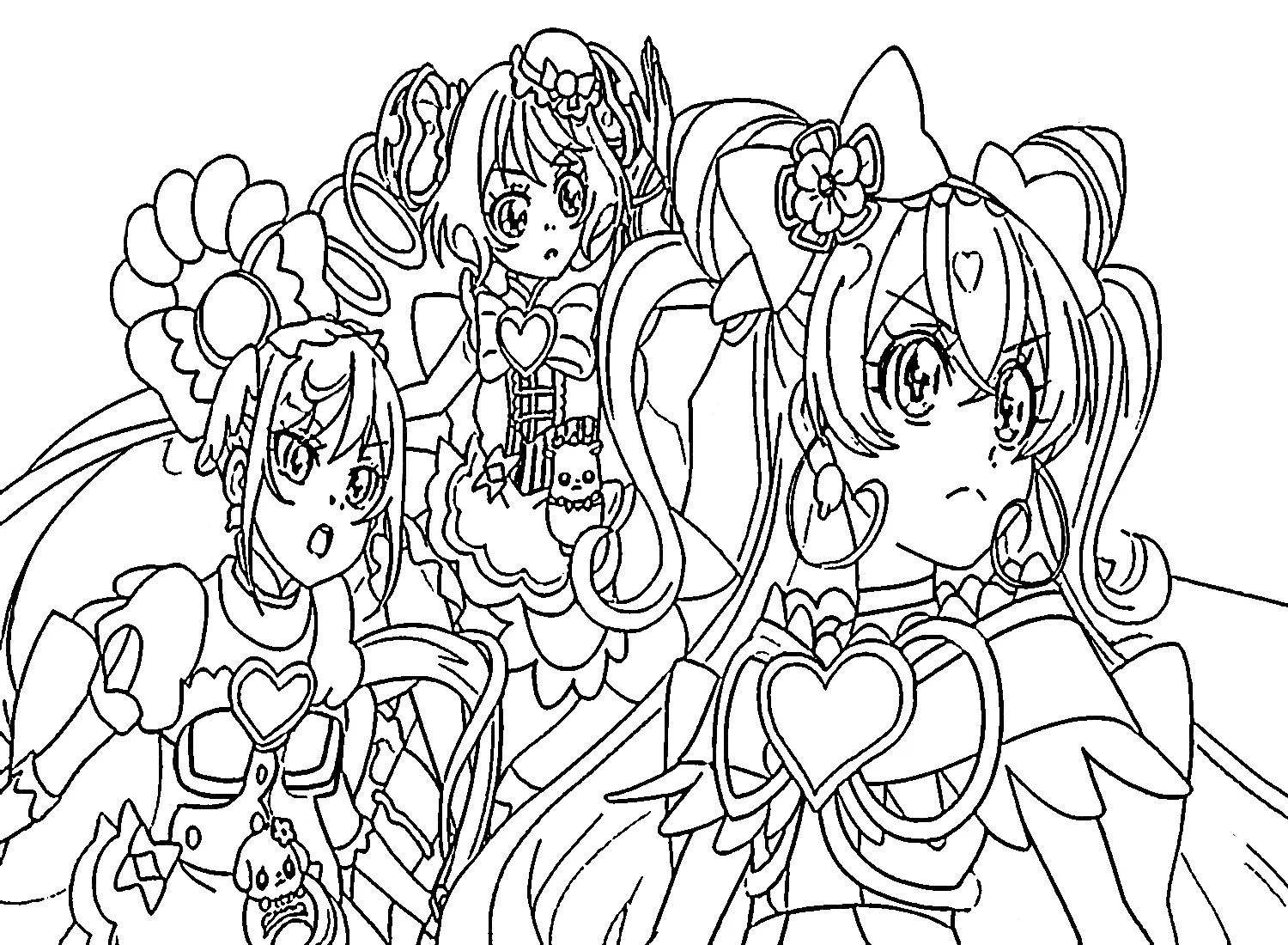 Precure Para Colorear 6