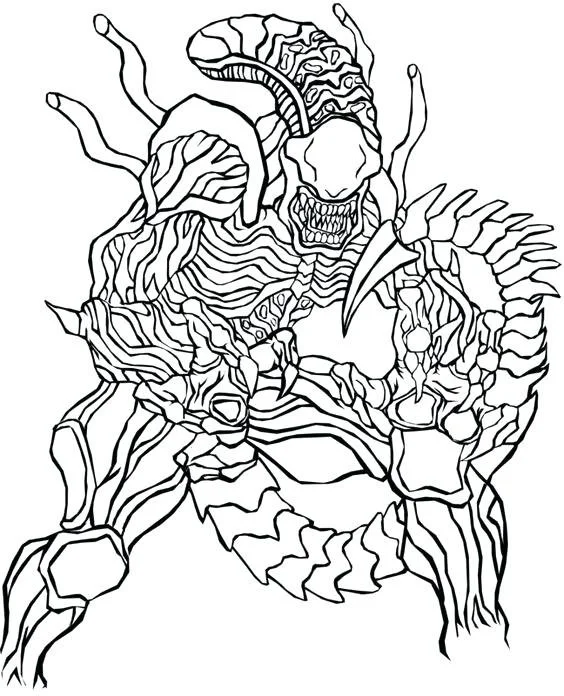 Predator Coloring Pages 103