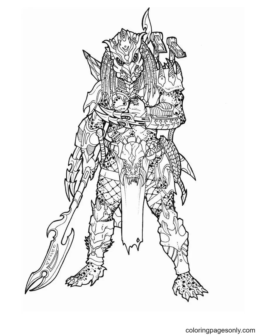 Predator Ausmalbilder 18
