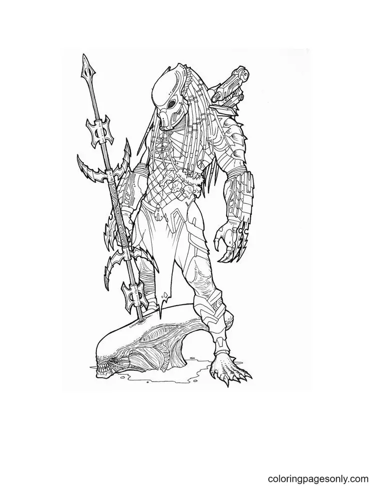 Predator Coloring Pages 20