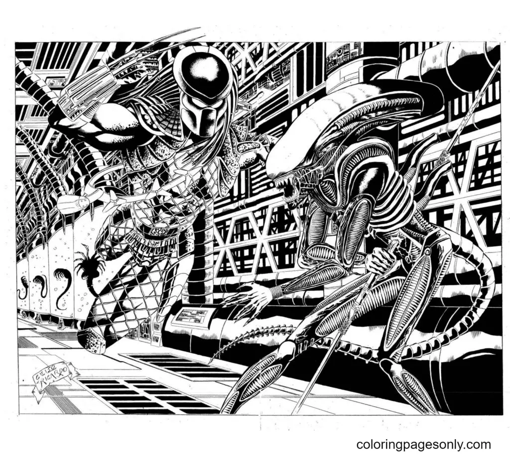 Predator Ausmalbilder 27