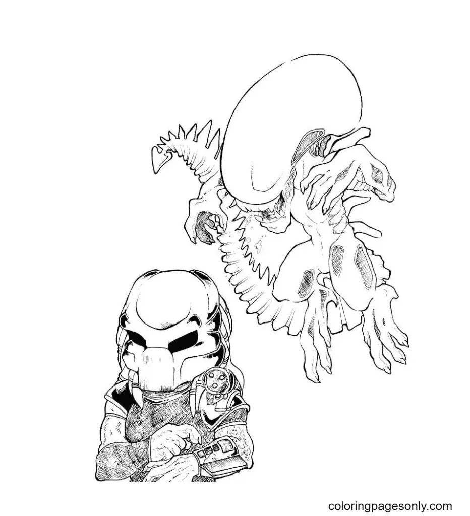 Desenhos de Predador Para Colorir 43