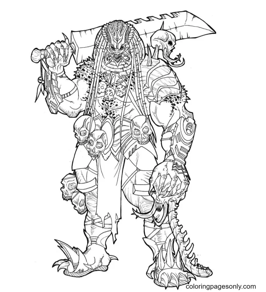 Predator Coloring Pages 54