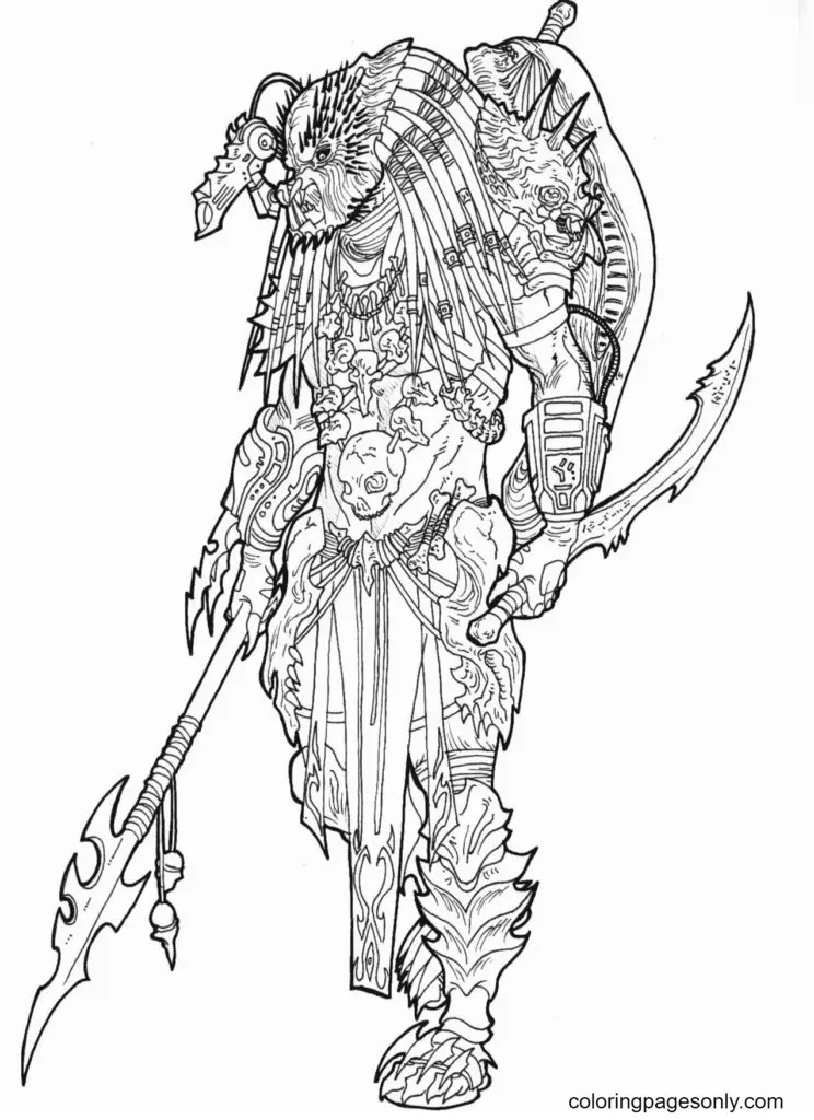 Predator Ausmalbilder 63