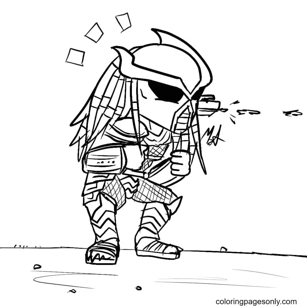 Predator Ausmalbilder 68